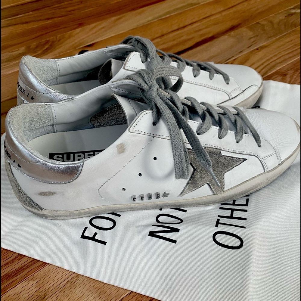 Golden Goose Superstar ladies sneakers white leather classic